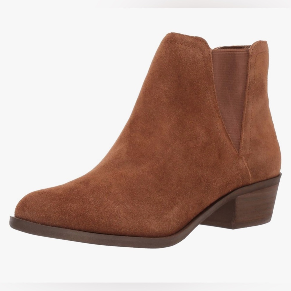 Kensie Womens Garry Suede Ankle Chelsea Boots Brown